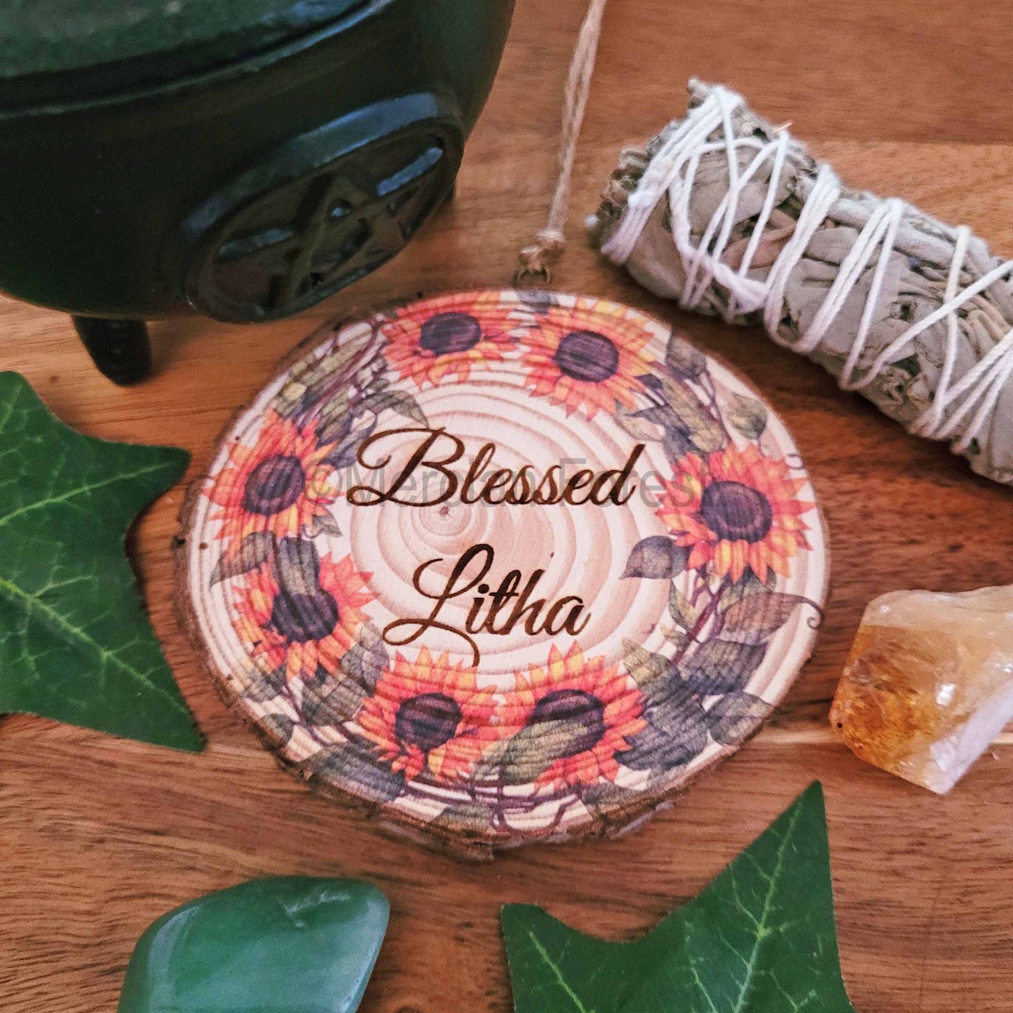 Litha wall Hanging with sunflowers