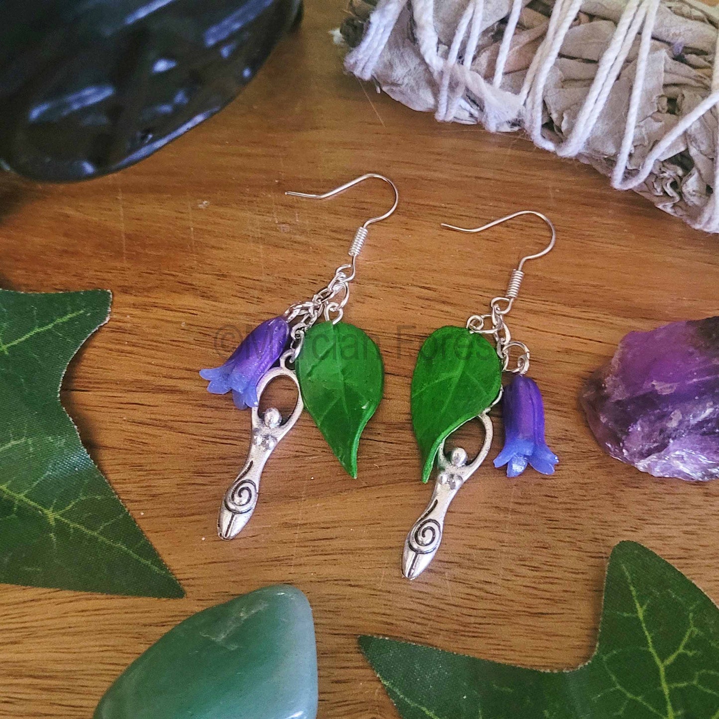 Bluebell Goddess Earrings