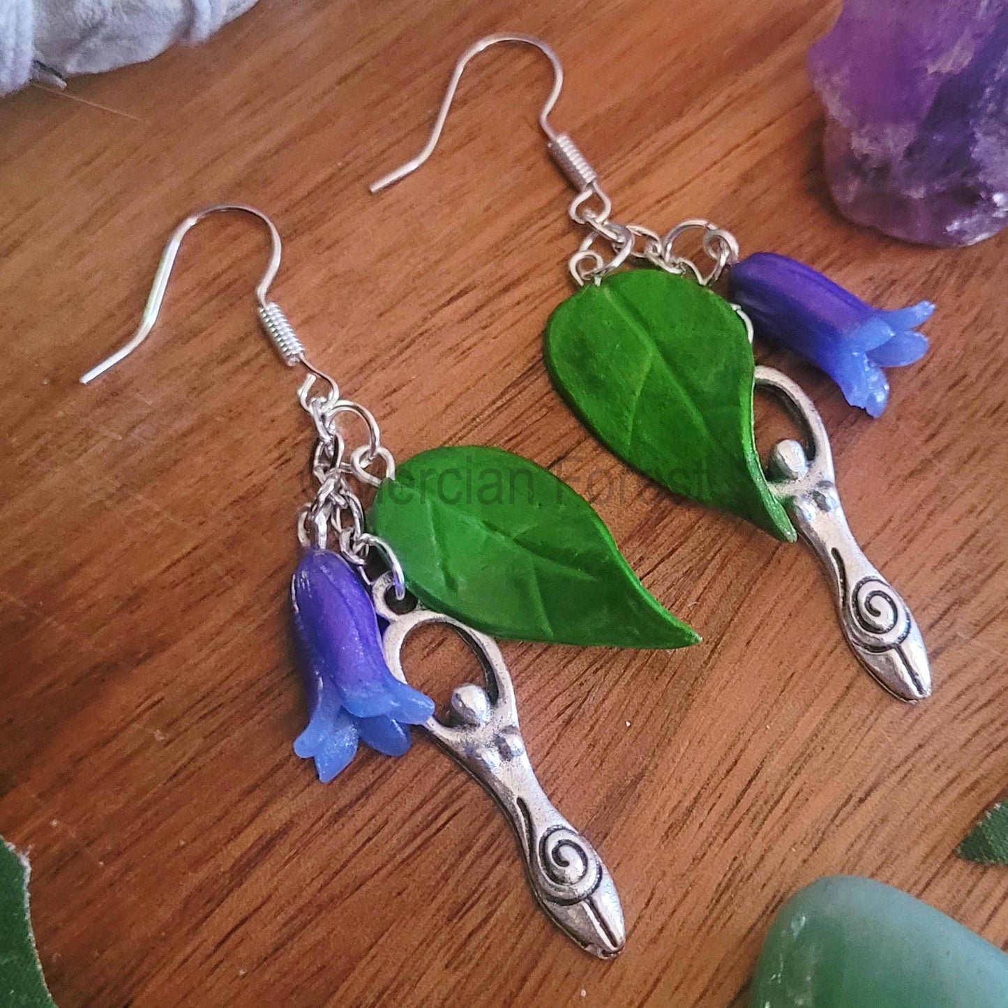 Bluebell Goddess Earrings