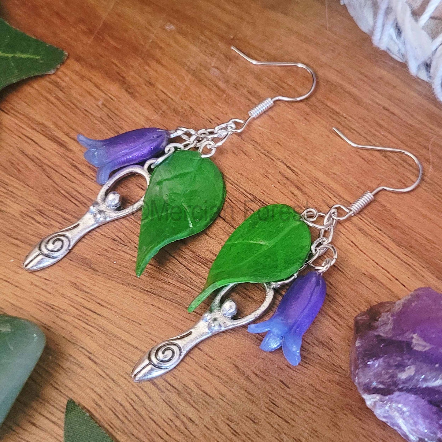 Bluebell Goddess Earrings
