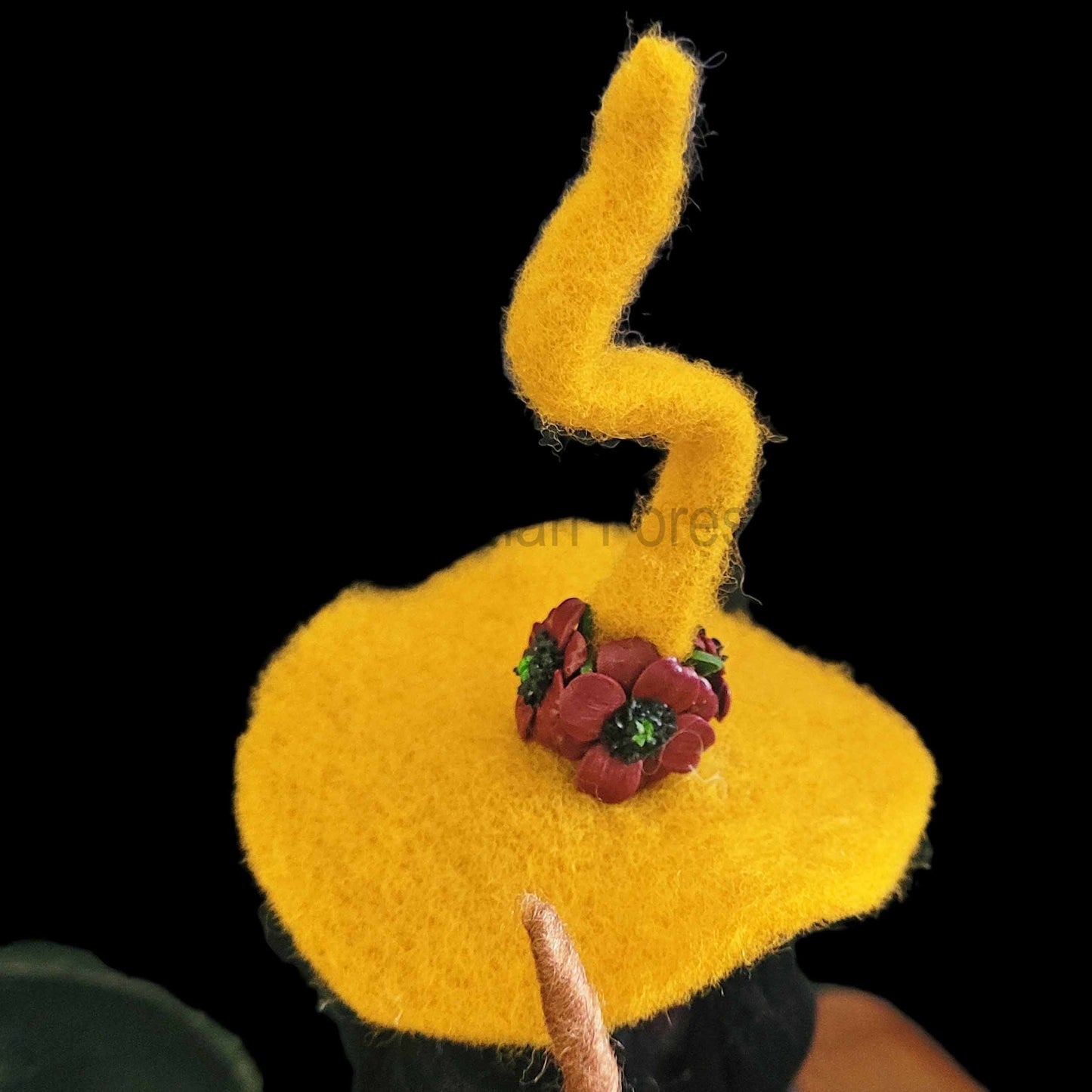 Mable Needle Felted Witch Decoration