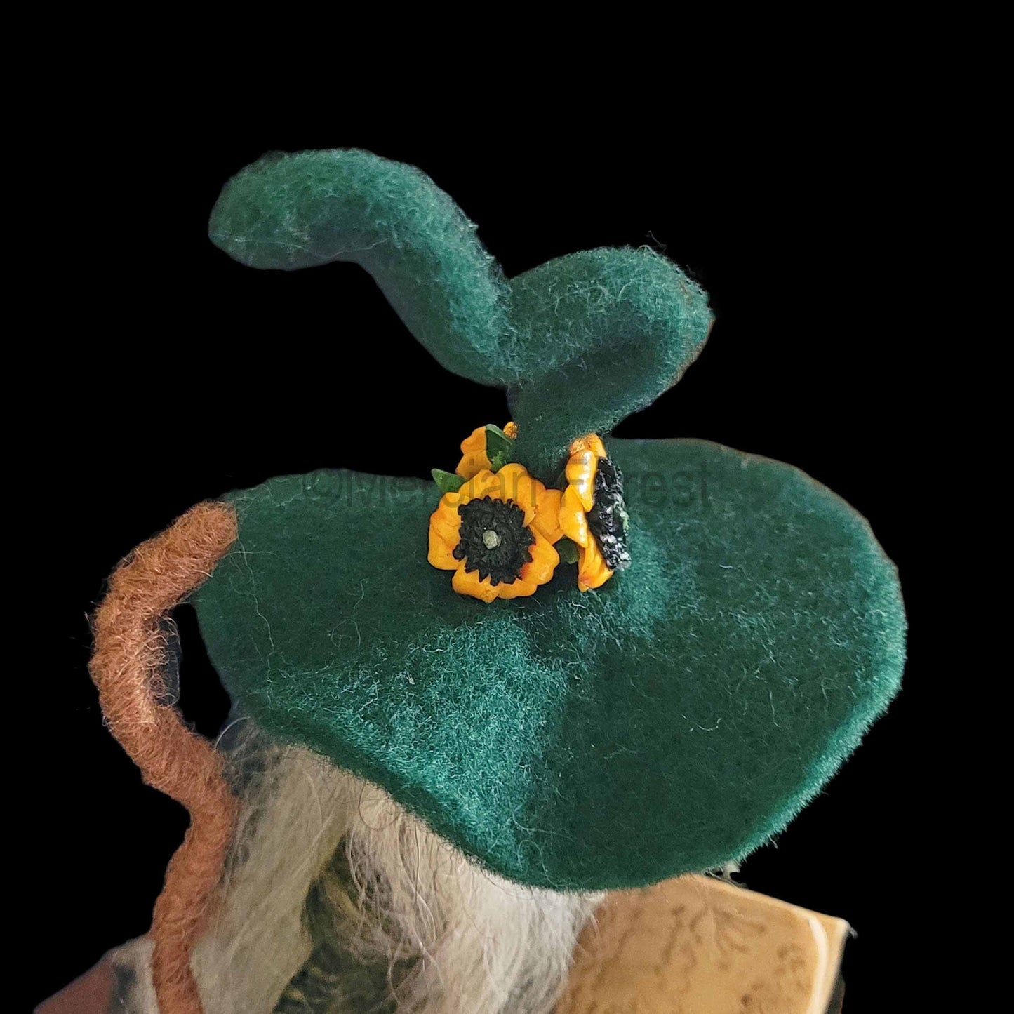 Aspen Needle Felted Witch Decoration Ready Made