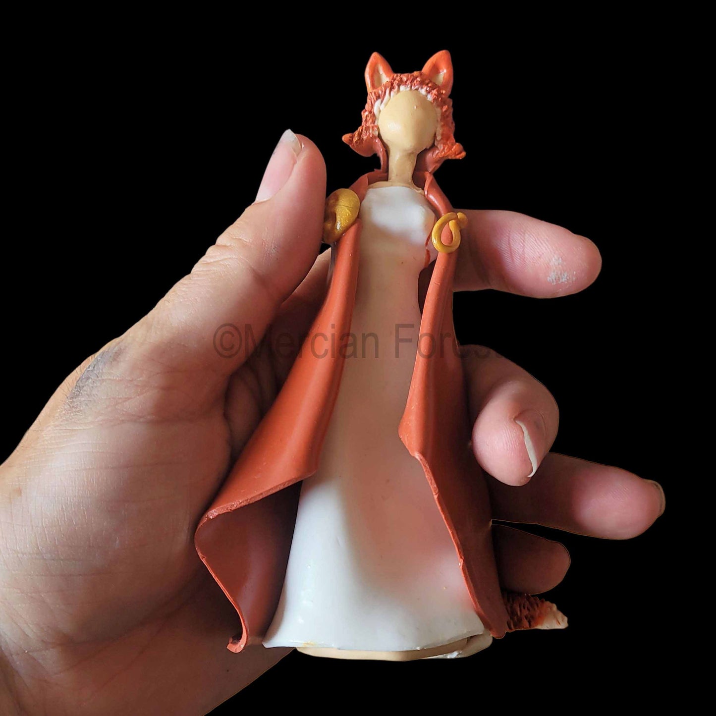 Sionna Sionann Inari Okami Huxian Kitsune Goddess Figurine