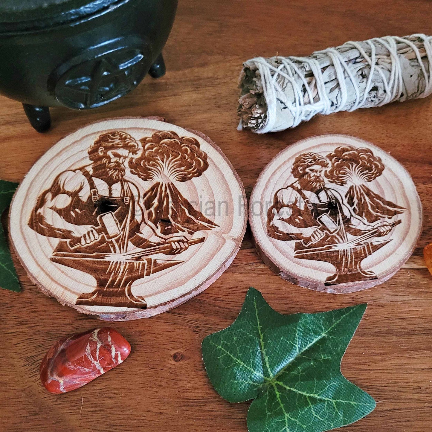 Hephaestus Altar Tile, Hephaestus Altar Decoration Volcanoe