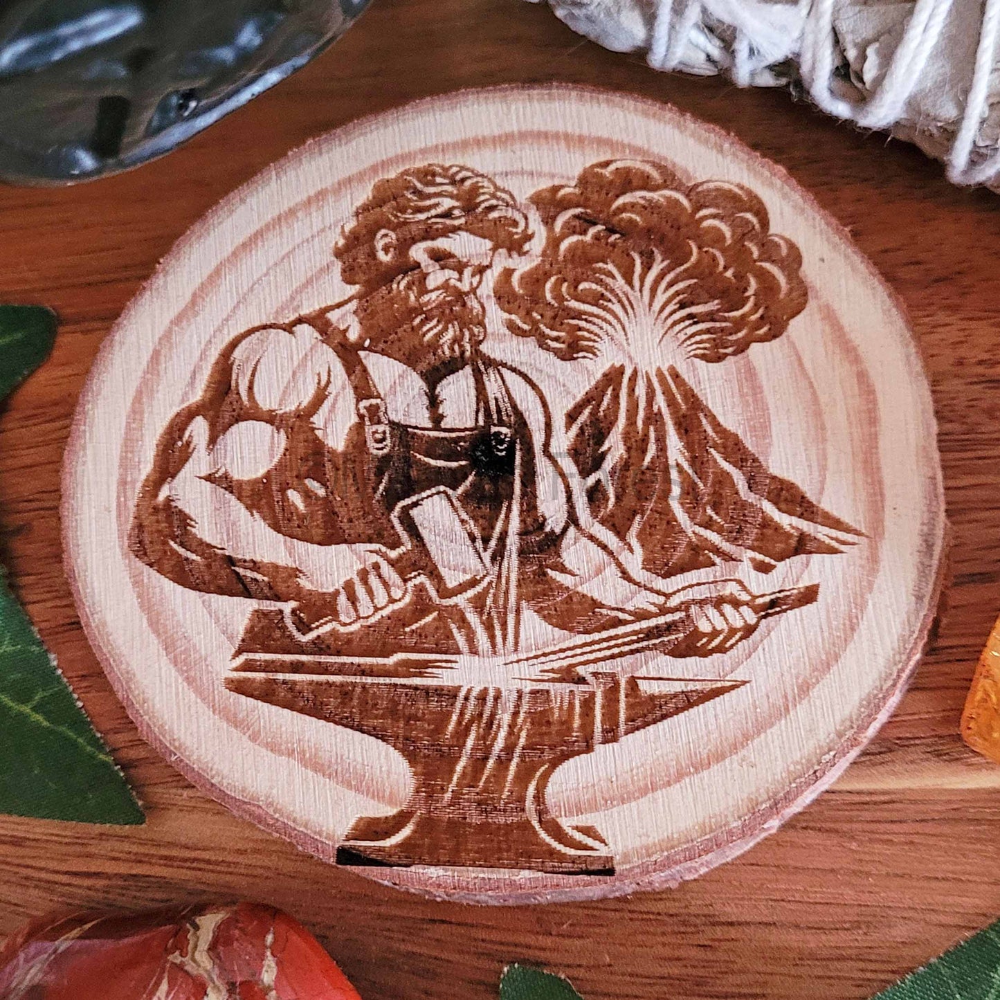 Hephaestus Altar Tile, Hephaestus Altar Decoration Volcanoe