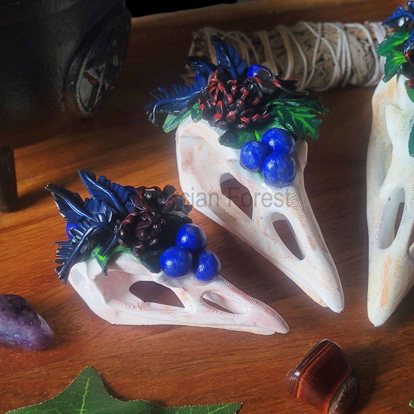 Raven Skull Morrigan Decoration