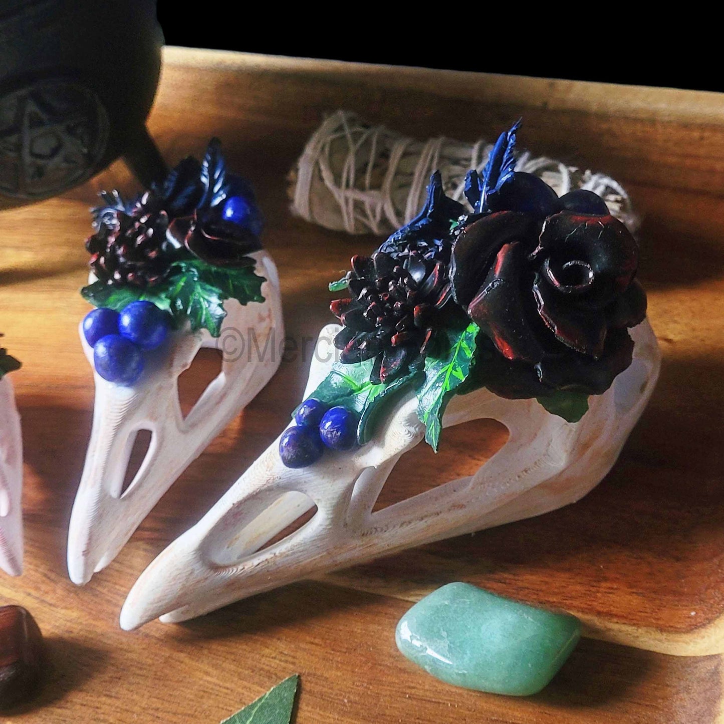 Raven Skull Morrigan Decoration
