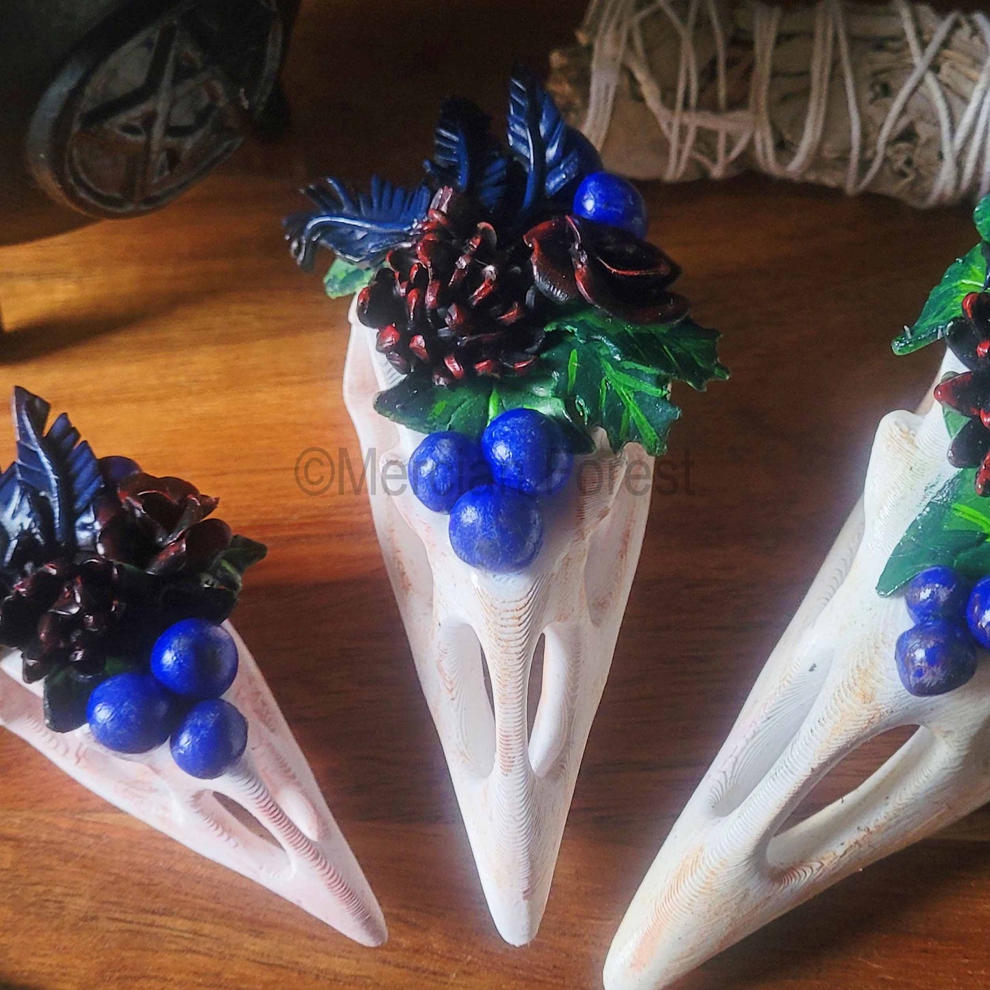 Raven Skull Morrigan Decoration