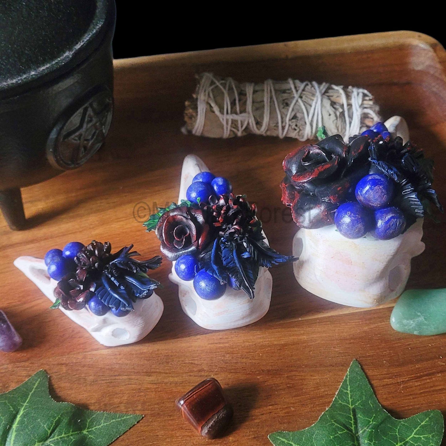 Raven Skull Morrigan Decoration