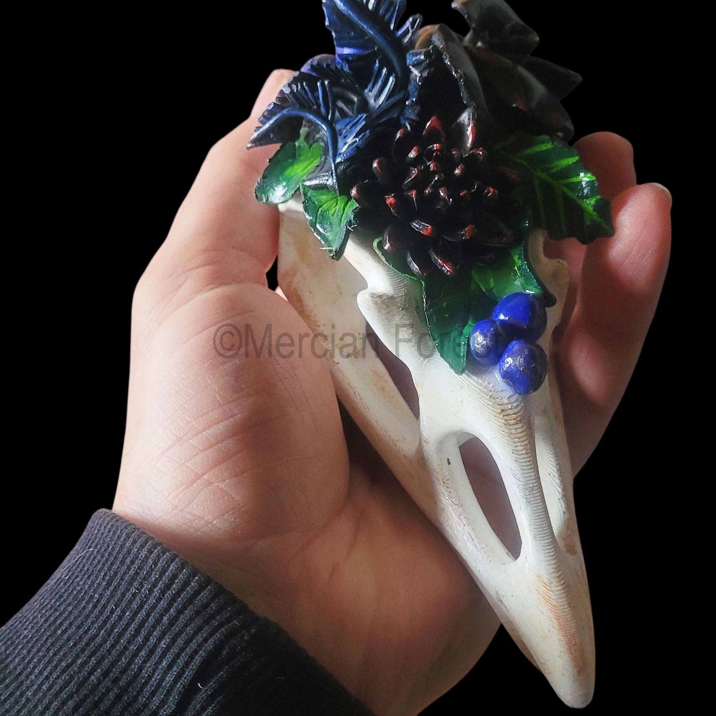 Raven Skull Morrigan Decoration