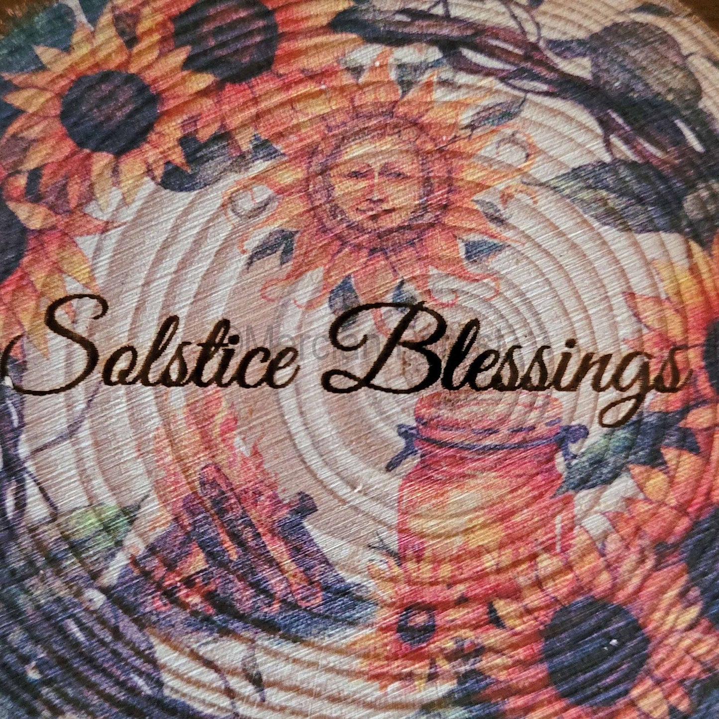 Solstice Blessings altar tile