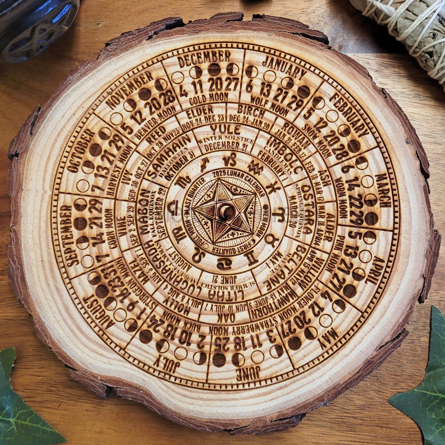 Wheel of the Year 2025 Altar Tile