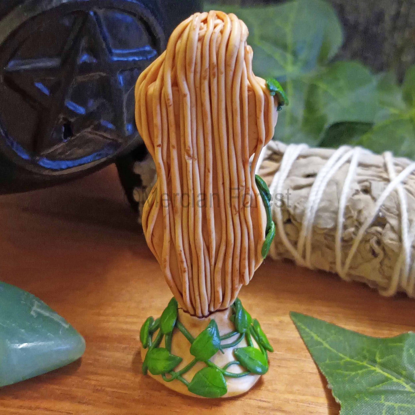 Gaia Goddess, Altar Goddess Figurine Mini Statue