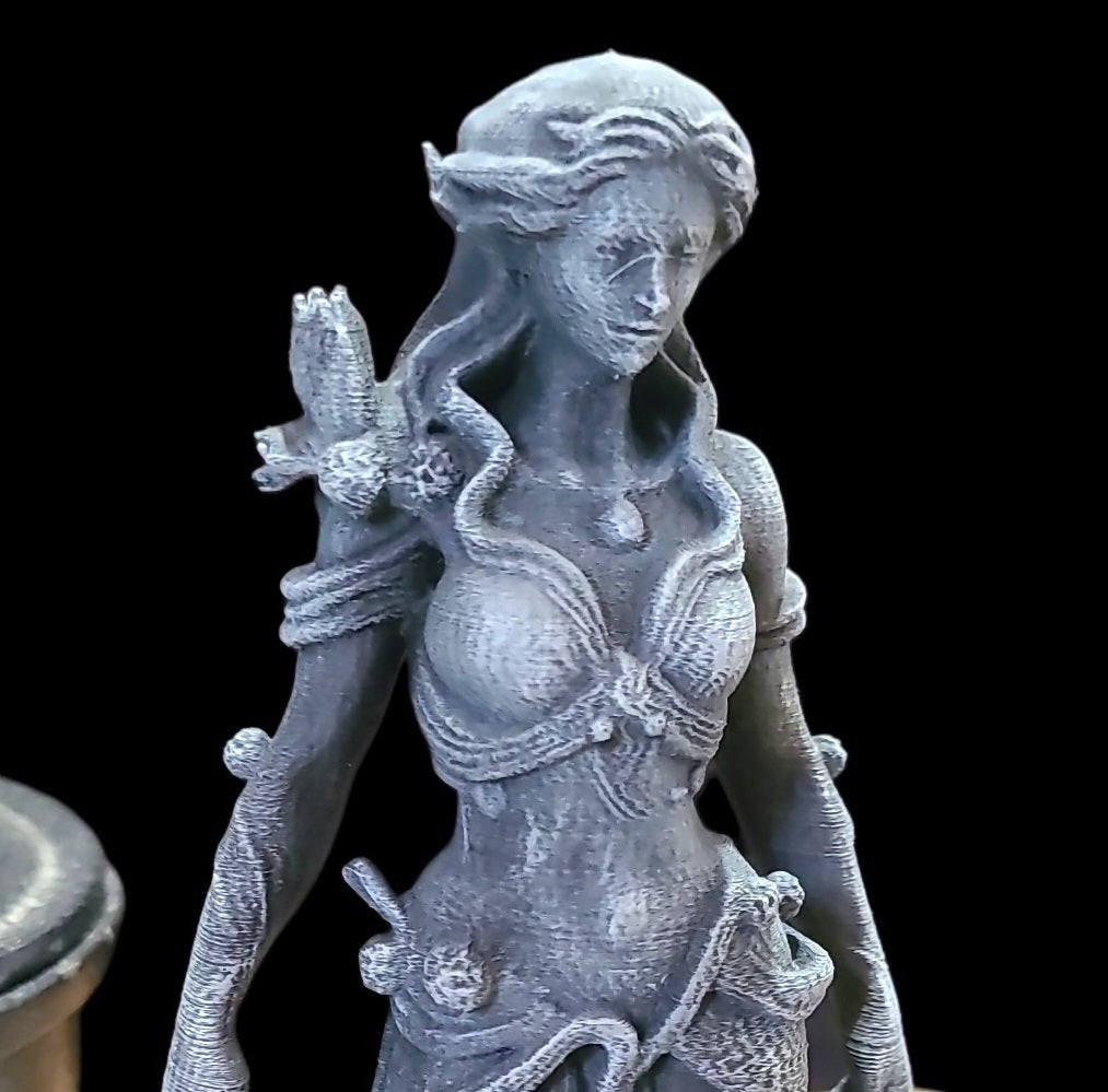 Amphitrite Sea Goddess Statue Figurine in Stone Effect
