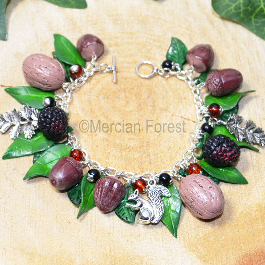 Autumn Gifts of Nature Bracelet, Mabon Bracelet