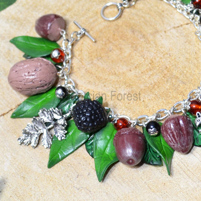 Autumn Gifts of Nature Bracelet, Mabon Bracelet