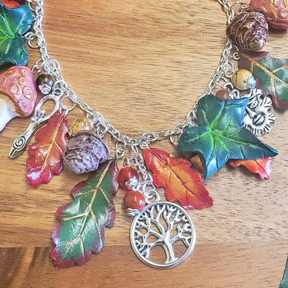 Autumn Woods Necklace, Mabon Necklace