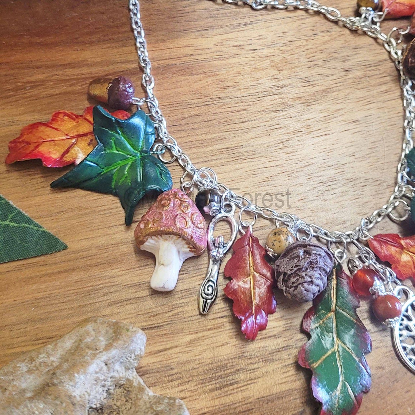 Autumn Woods Necklace, Mabon Necklace