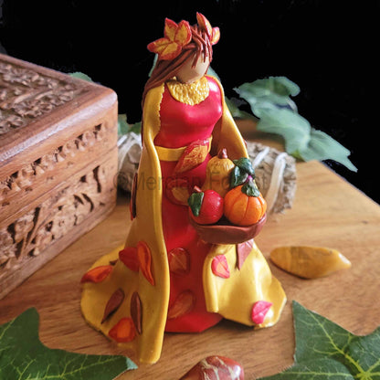 Autumnus Goddess Mini Statue or Figurine