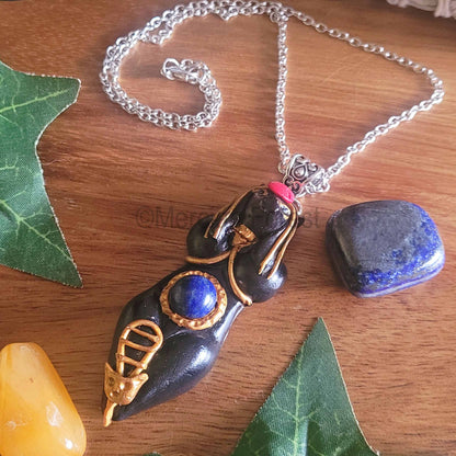 Bast Bastet Goddess Amulet Pendant Necklace