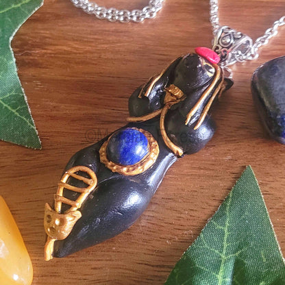 Bast Bastet Goddess Amulet Pendant Necklace