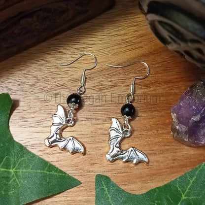 Bat Style Earrings