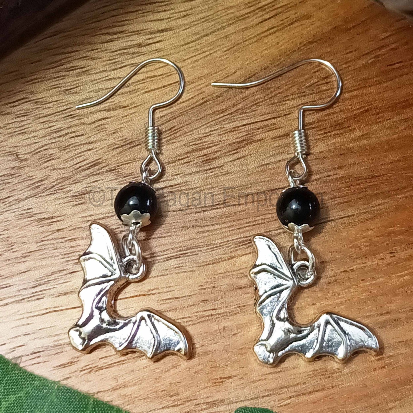 Bat Style Earrings