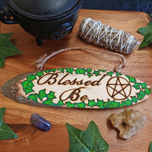 Blessed Be Wall Hanging Sign