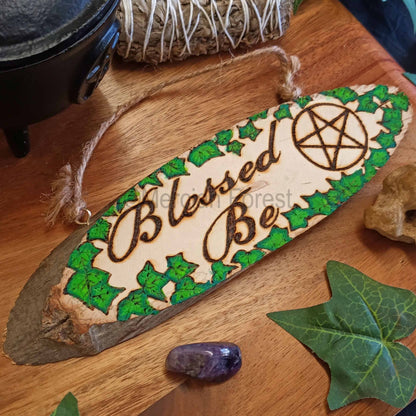 Blessed Be Wall Hanging Sign