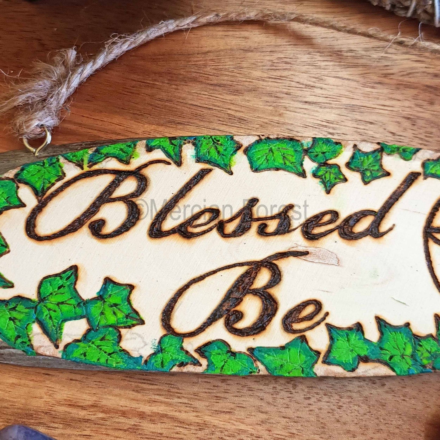 Blessed Be Wall Hanging Sign