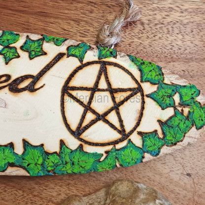 Blessed Be Wall Hanging Sign