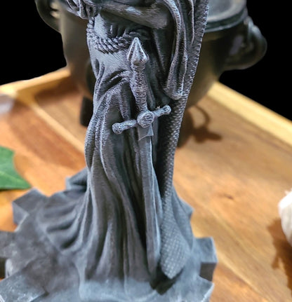 Brigid Goddess Statue Figurine in Stone Effect