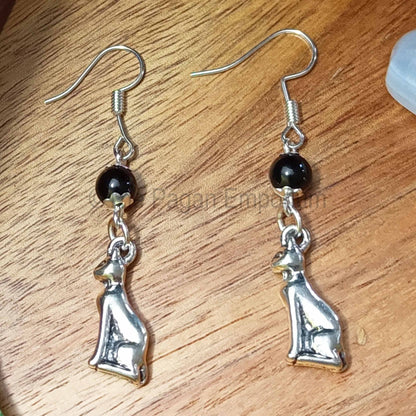 Cat, Bast/Bastet Earrings