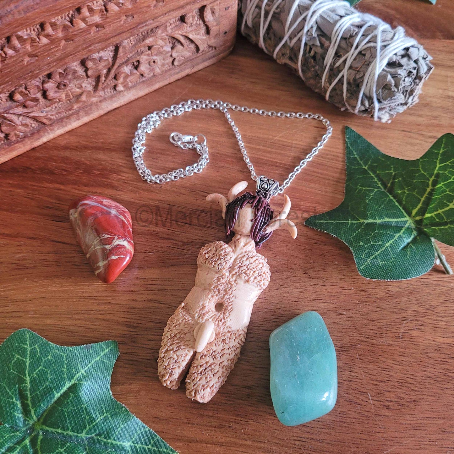 Cernunnos Skyclad God Talisman Pendant Necklace