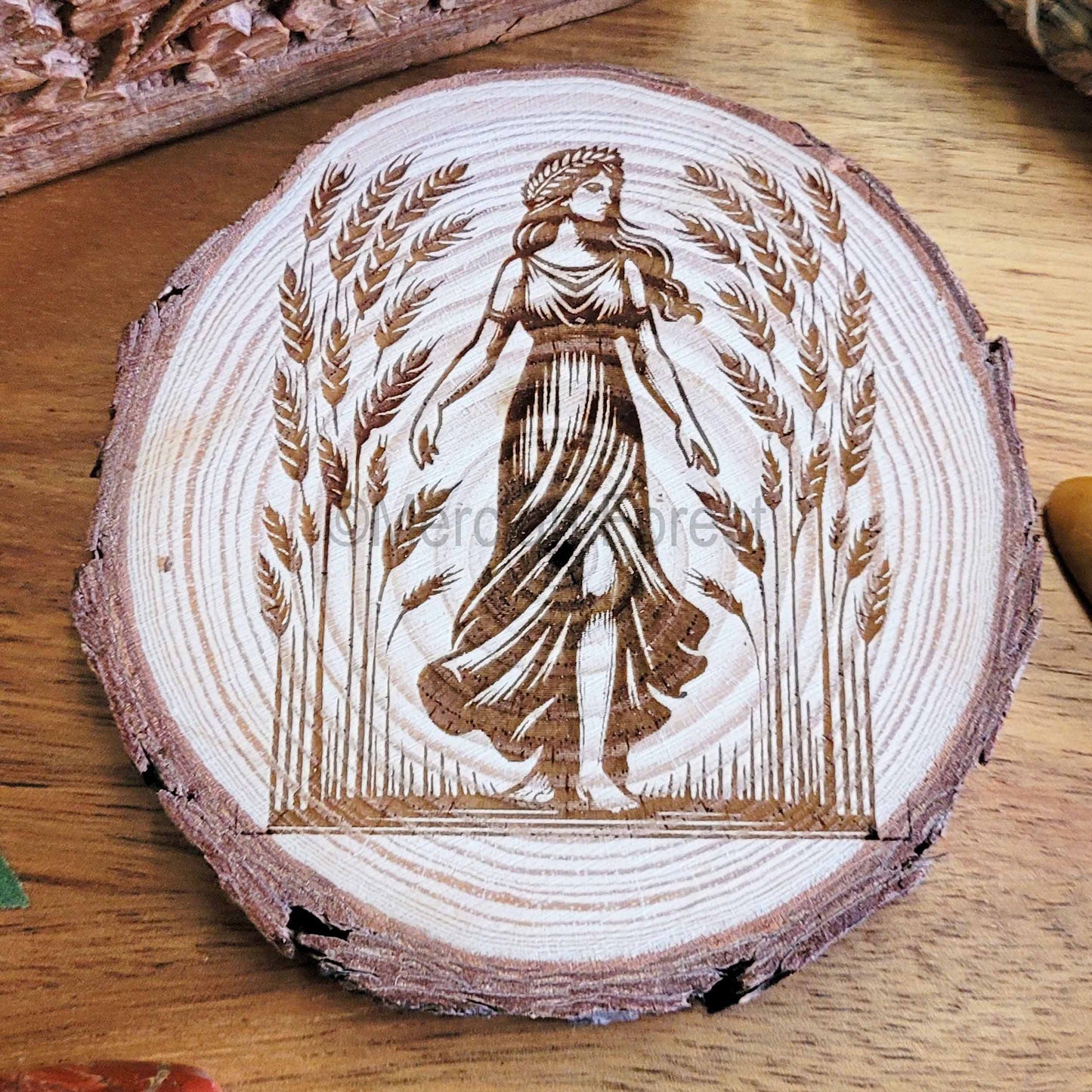 Demeter Wooden Altar Tile