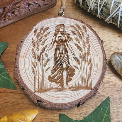 Demeter Wooden Wall Hanging