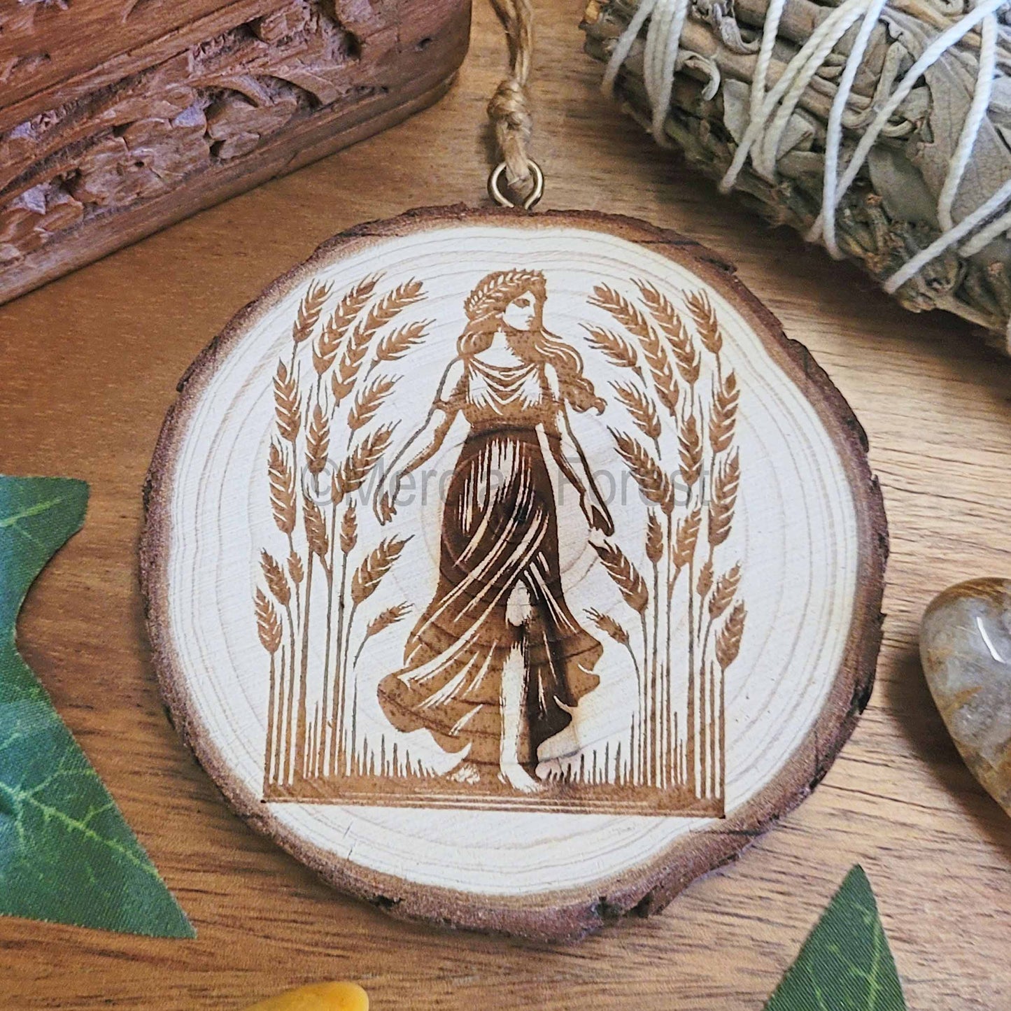 Demeter Wooden Wall Hanging