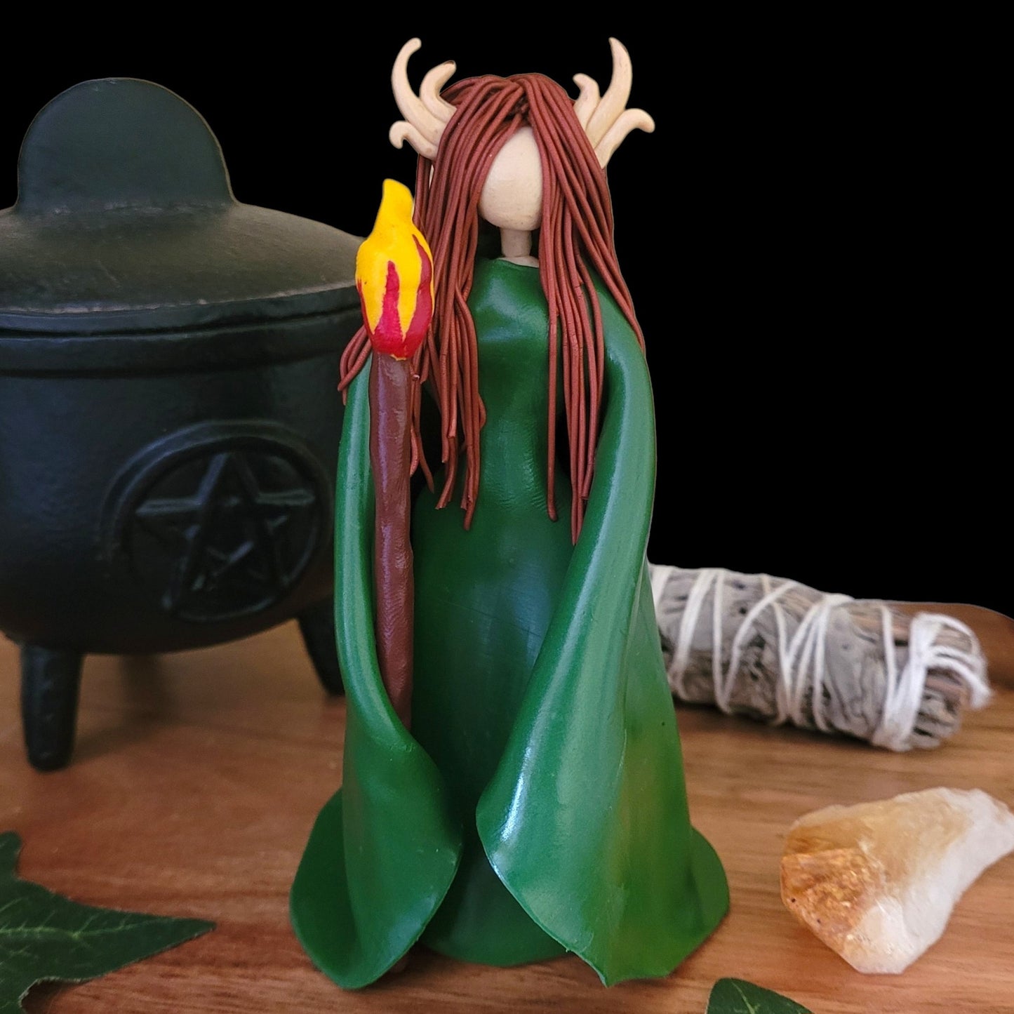 Elen of the Ways Goddess Figurine