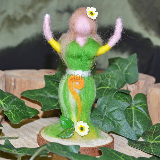 Needle Felted Spring Goddess Altar Decoration