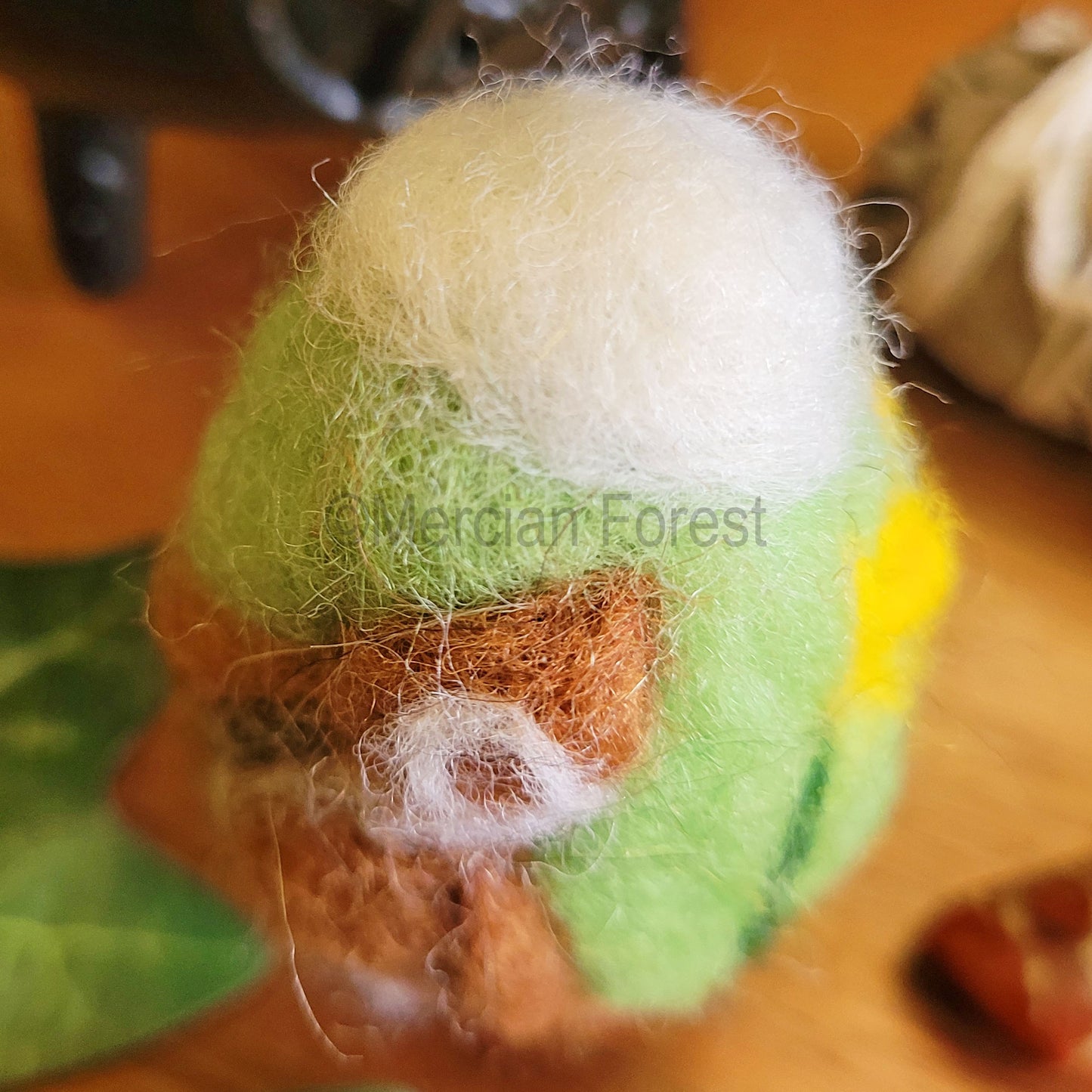 Ostara Needle Felted Woollen Egg Decoration, Moon gazing Hare, Handmade, Spring Equinox