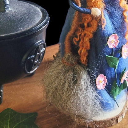 Rosa Needle Felted Witch Decoration