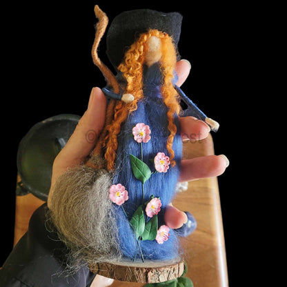 Rosa Needle Felted Witch Decoration