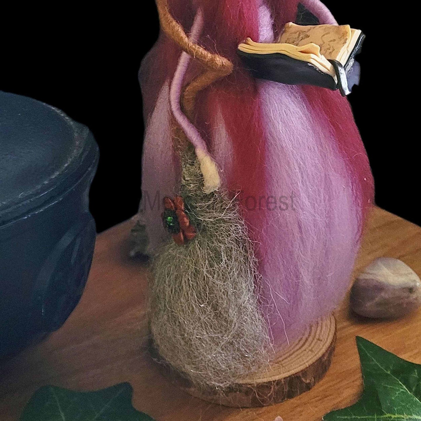 Syringa Needle Felted Witch Decoration