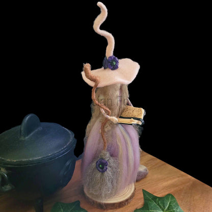 Reverie Needle Felted Witch Decoration