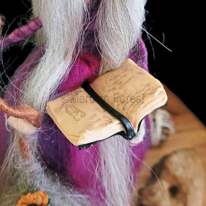Avery Needle Felted Witch Decoration