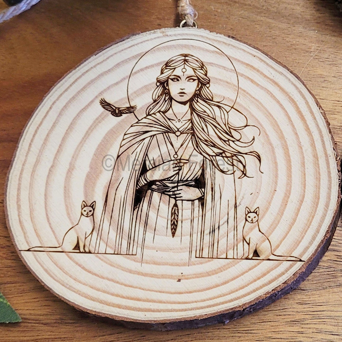 Freyja Wooden Wall Hanging