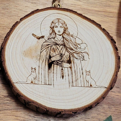 Freyja Wooden Wall Hanging