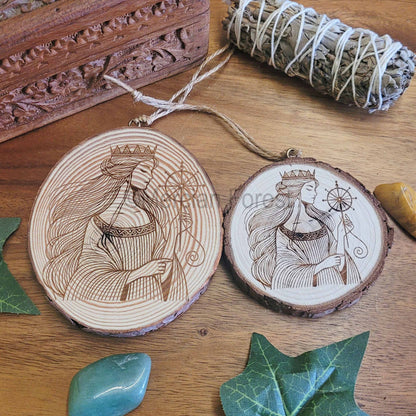 Frigg Wooden Wall Hanging