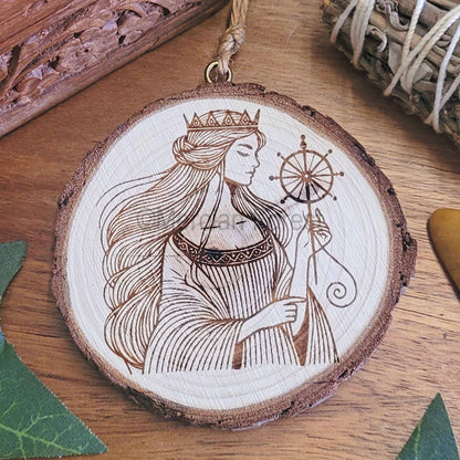 Frigg Wooden Wall Hanging