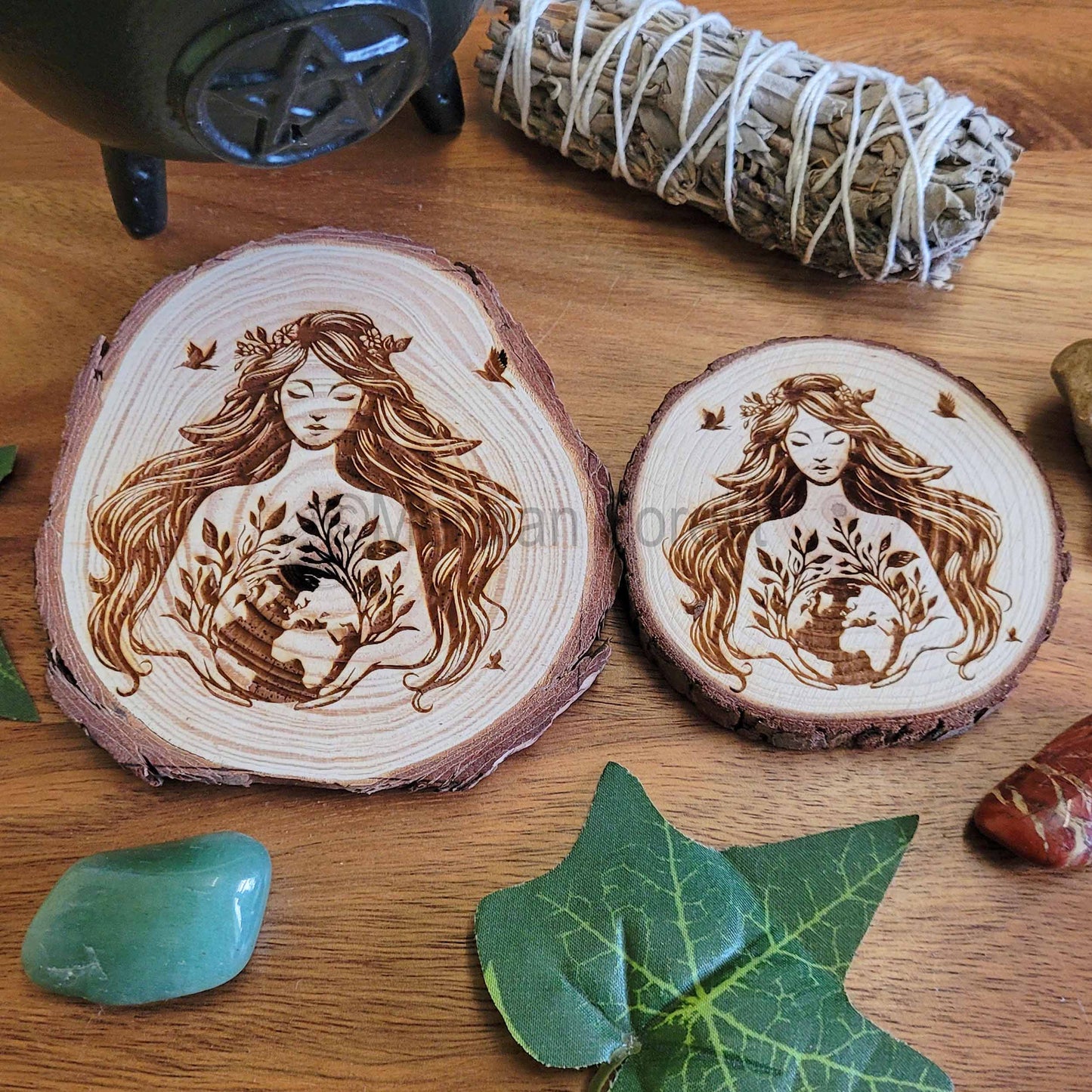 Gaia Wooden Altar Tile